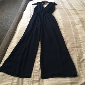 Navy Blue Pant Suit